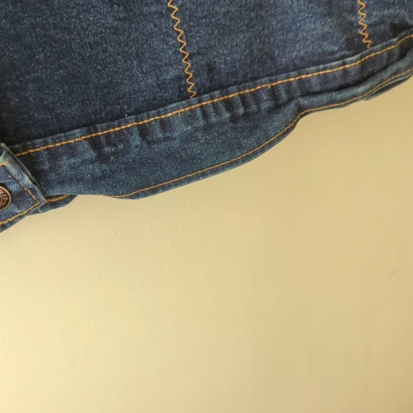 Vintage Baby Phat Women's Blue Denim Embroidered Logo Y2K/90s Jacket 23/24 - Picture 5 of 9